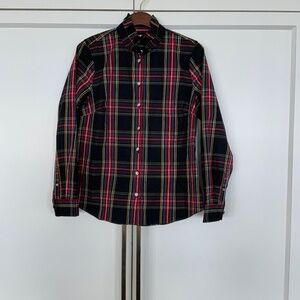 EUC Jcrew factory tartan blouse